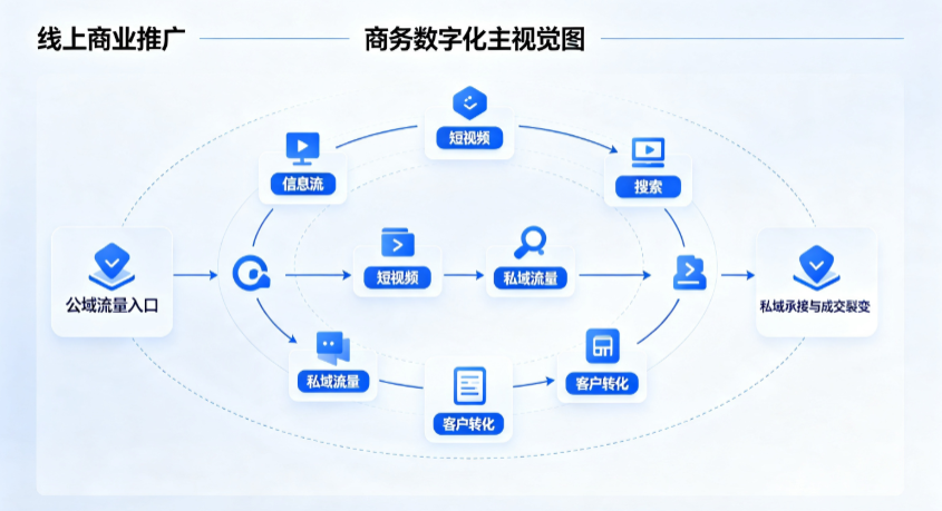 甘泉县线上商业推广怎么做？全域流量闭环搭建与低成本转化实战指南
